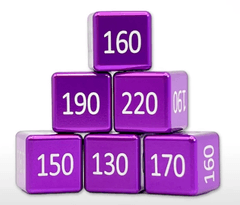 Pokemon Higher Count Numeric Damage Counter Set - Psychic Purple (6pcs)